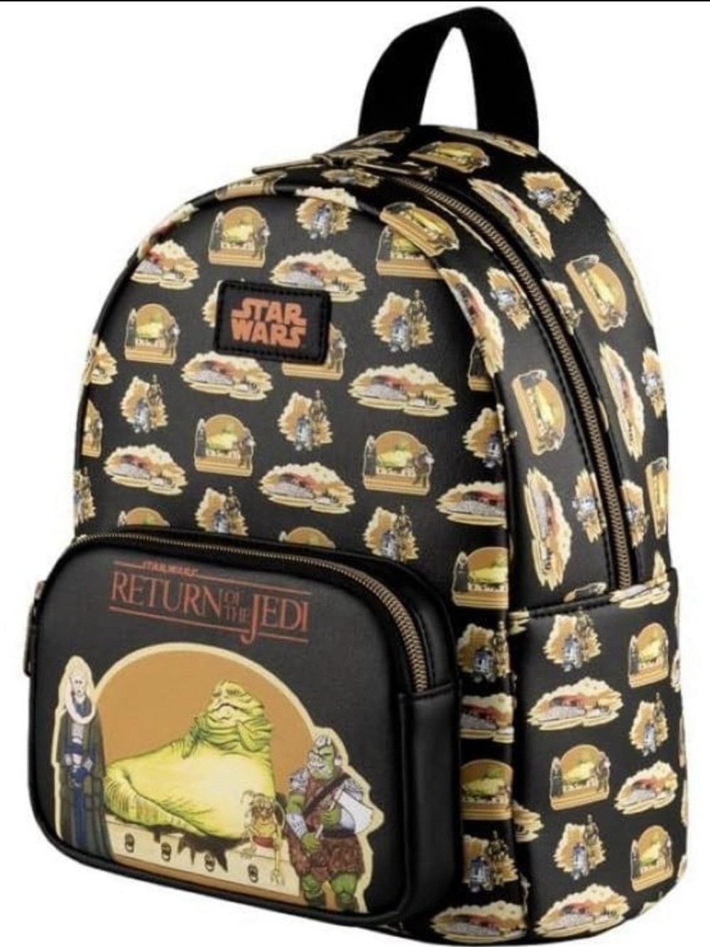 Funko Star Wars Return of the Jedi Mini Backpack in Black and Yellow